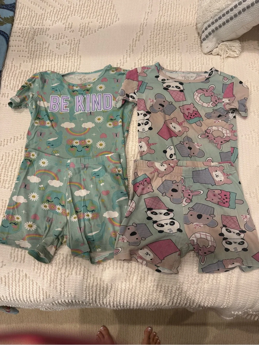 Kids Pajamas Short Sleeve Top & Shorts